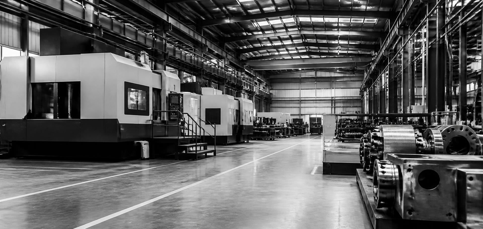Interior of a precision manufacturing plant